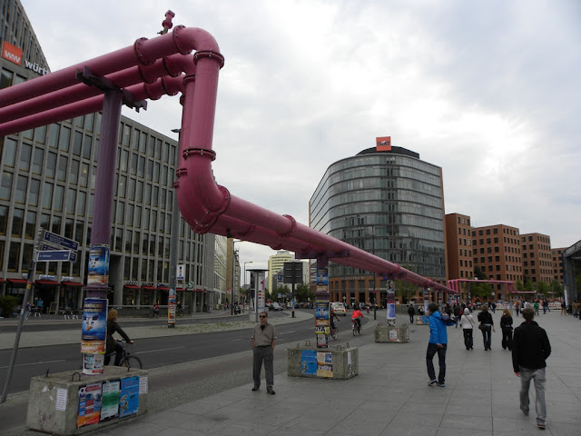 Gas Pipeline above the ground Berlin Gas Pipeline above the ground Berlin