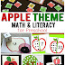 Free Apple Theme Math & Literacy Printables for Preschoolers