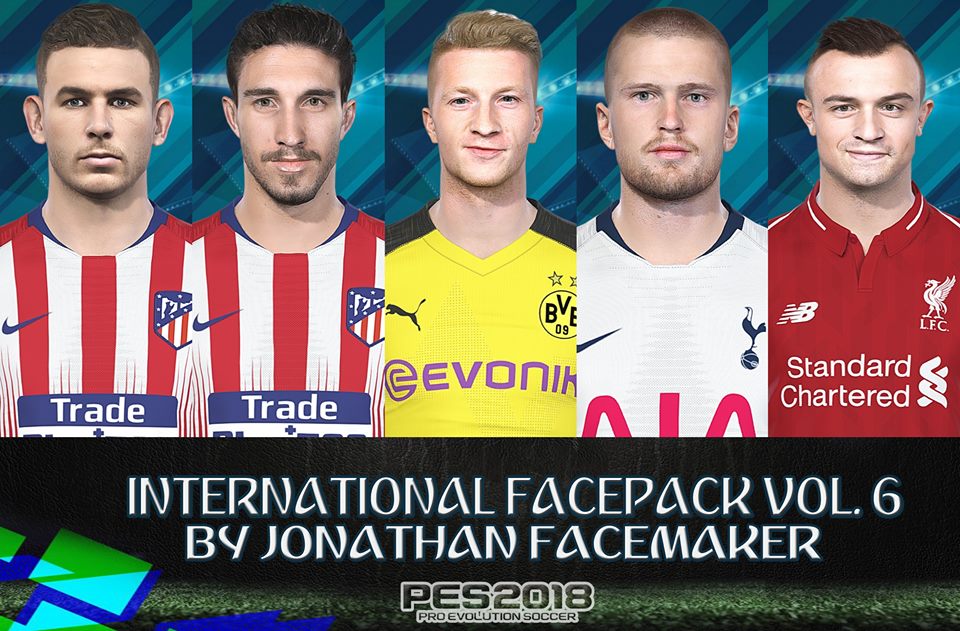 PES 2018 Faces & Tattoo RePack 2018 ~   Free Download  Latest Pro Evolution Soccer Patch & Updates