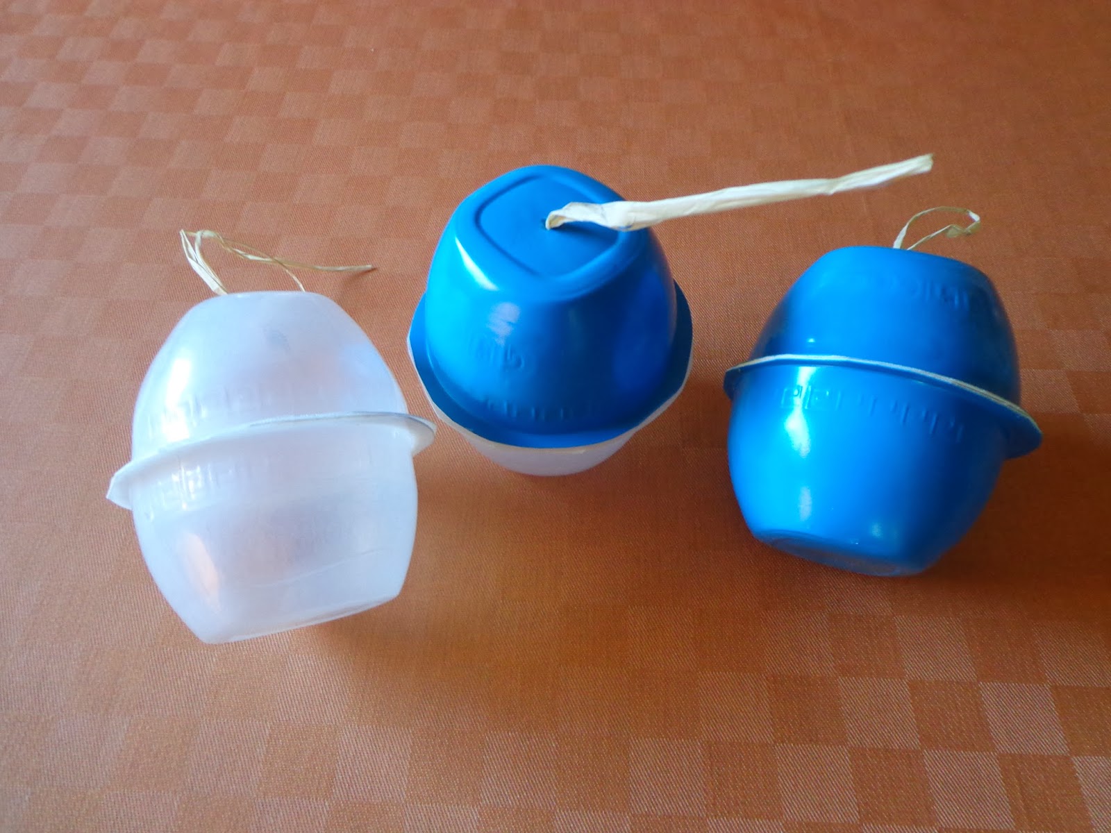 Reuse Crafts Outdoor Tree Ornaments with Recycled Material