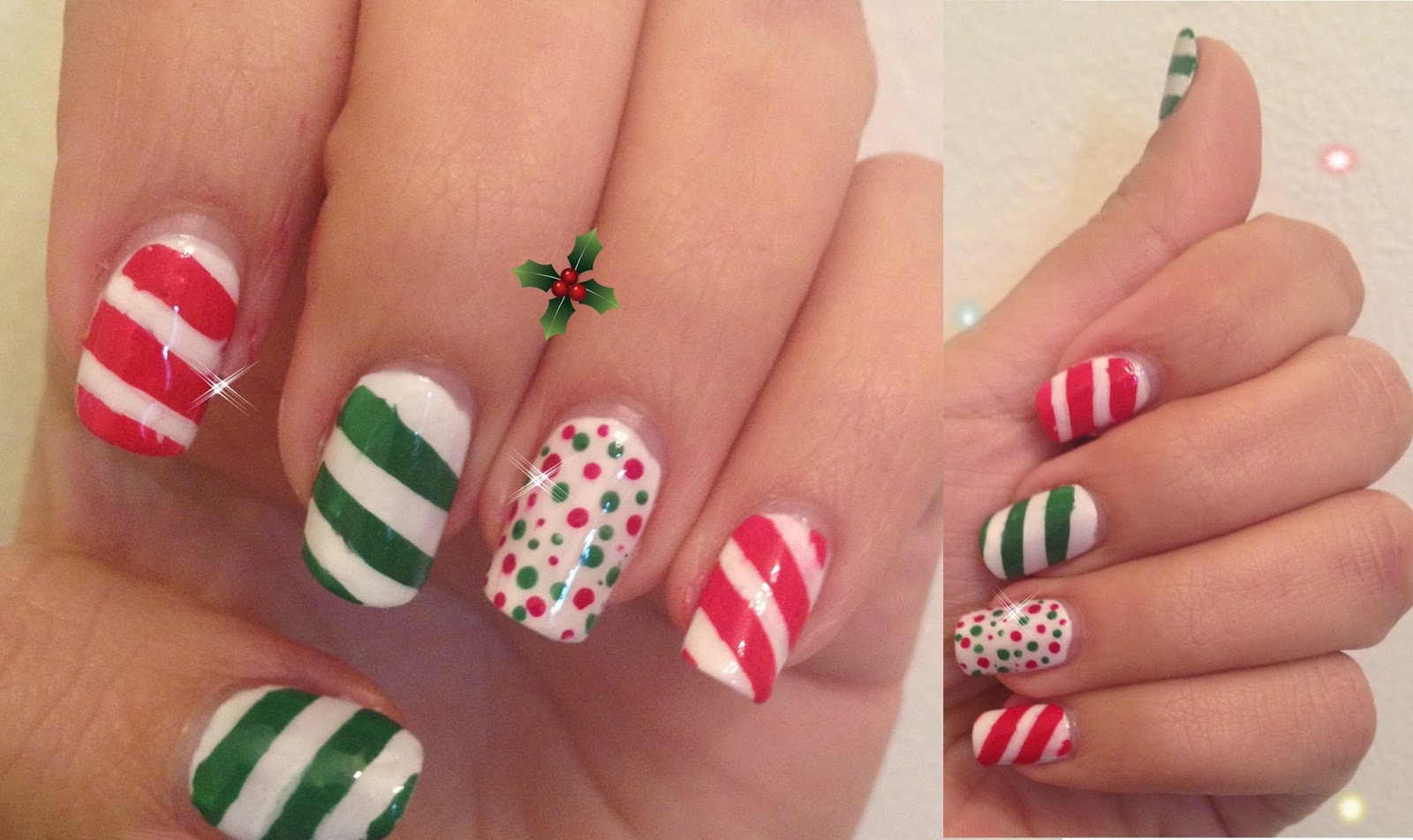 Pretty Pretty : Nail Art Spécial Noël n°1: 2 Idées Faciles!