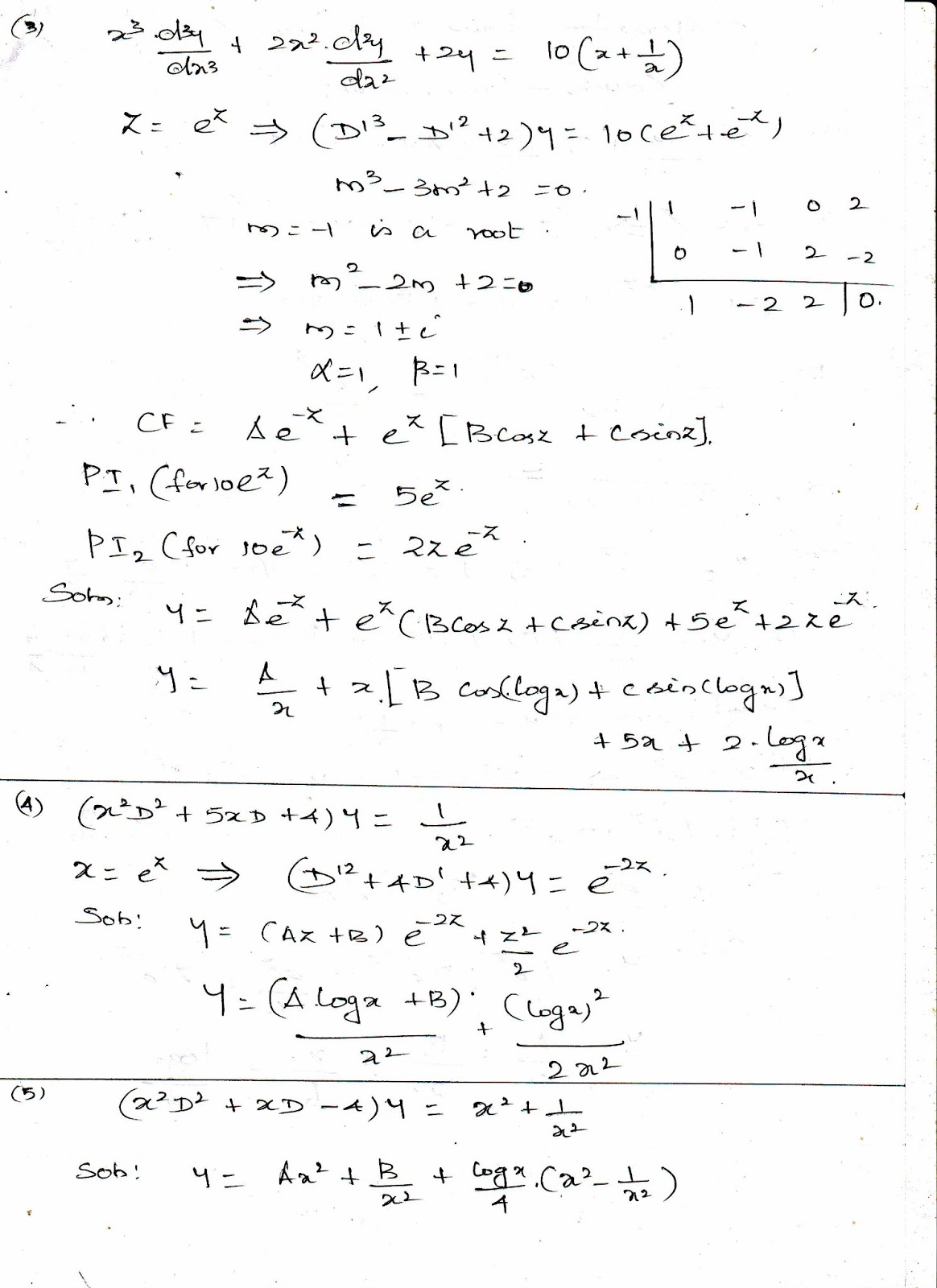 TPGIT MATHEMATICS Linear Differential Equations with variable