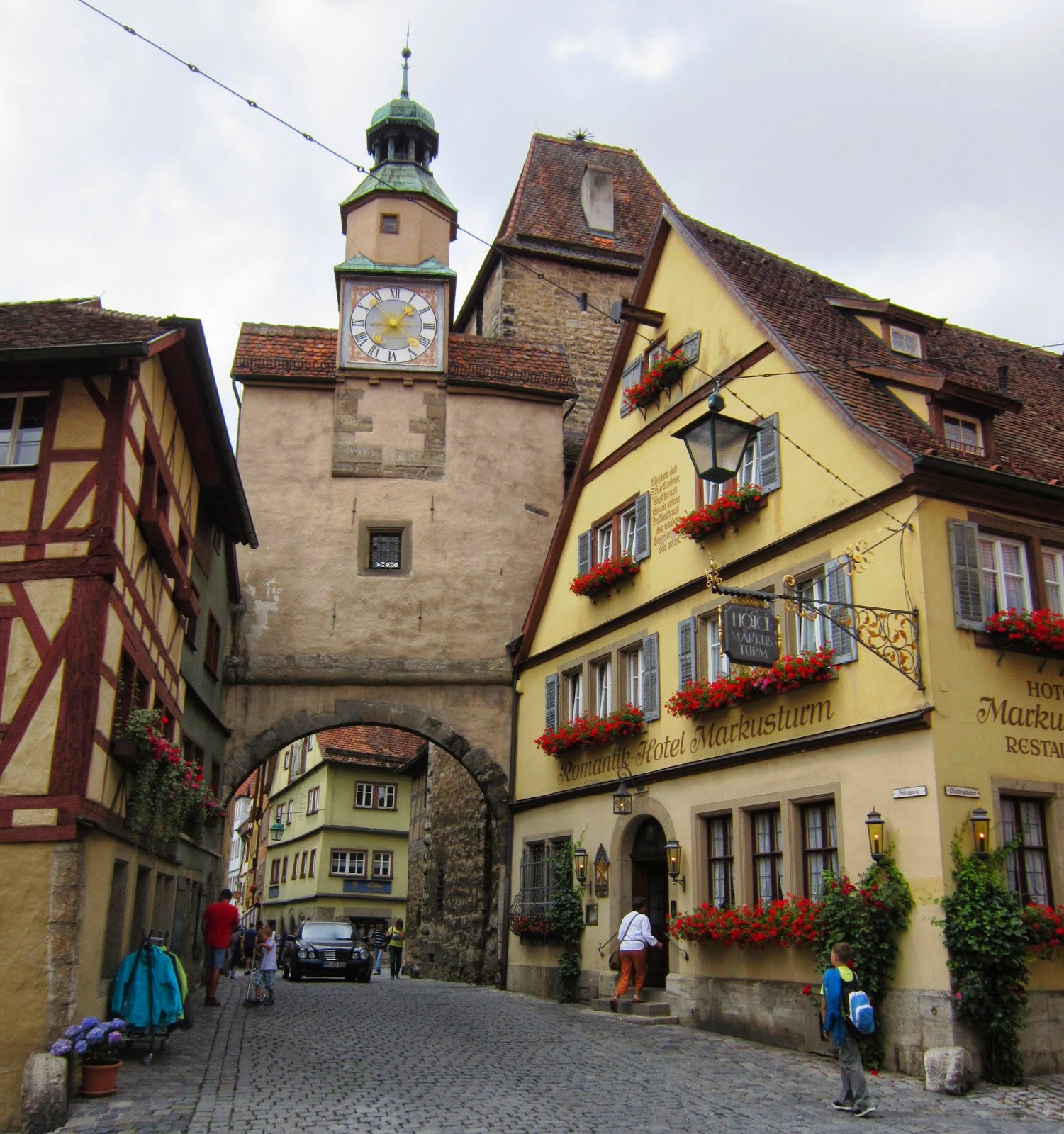 Markusturm en Rothenburg Markusturm en Rothenburg ob der Traube