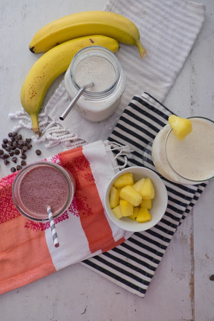 One Smoothie Recipe: Three Ways // A simple foundation smoothie recipe for making all kinds of delicious flavor combinations!