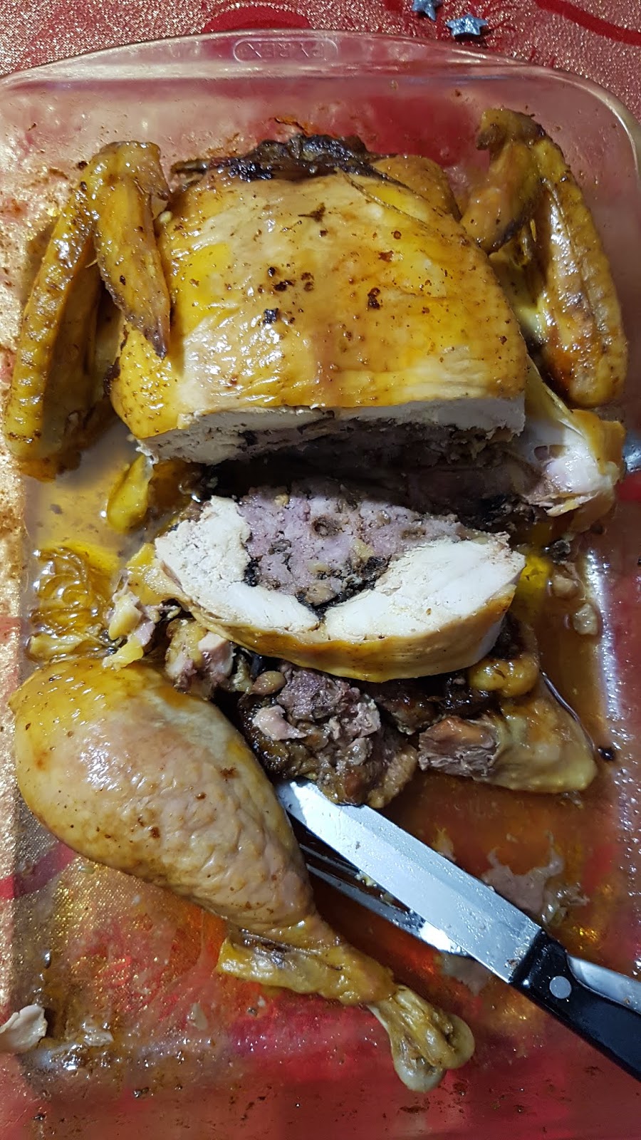 Cuisson Chapon Desosse Farci Au Four FloViCook: Chapon rôti,désossé et farci,à basse température