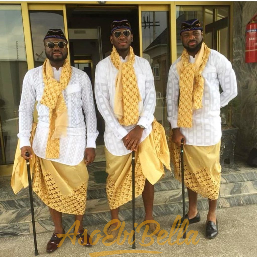 #EbFabLook Vol 42C Men: Try This New Aso-Ebi Style Worn From 1th To 10th January 2019 