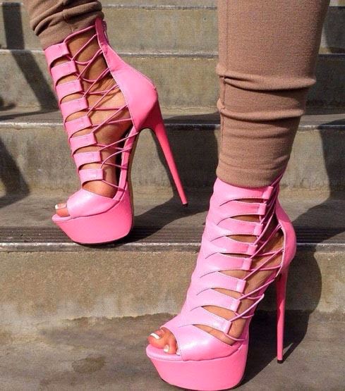 Sexy Shoes: Sexy Strappy Heels by Fahrenheit
