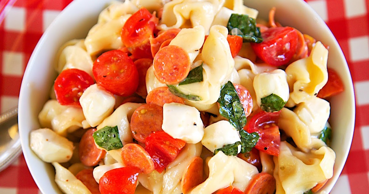 Tortellini & Pepperoni Pasta Salad Plain Chicken