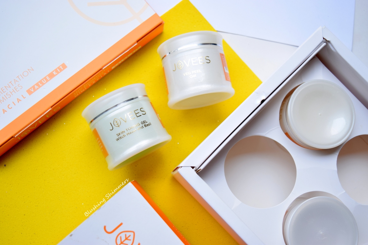 Download Blushing Shimmers Jovees Anti Pigmentation Blemishes Facial Kit Review PSD Mockup Templates