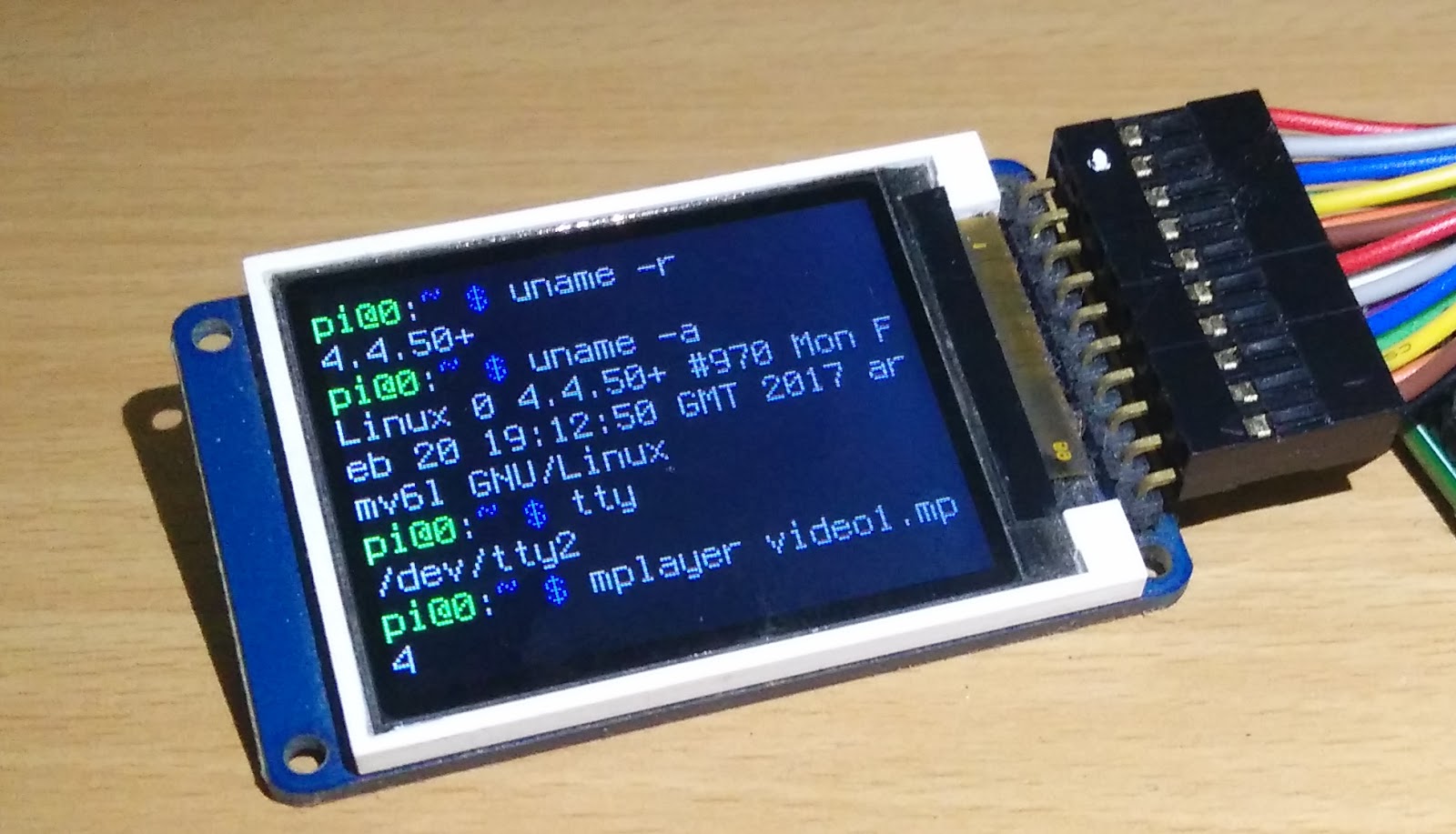 As a start, I wrote two source files gpio.c and spi.c based on ioctl (a device specific system call defined by the driver) by referring online ( wiringPi) ...