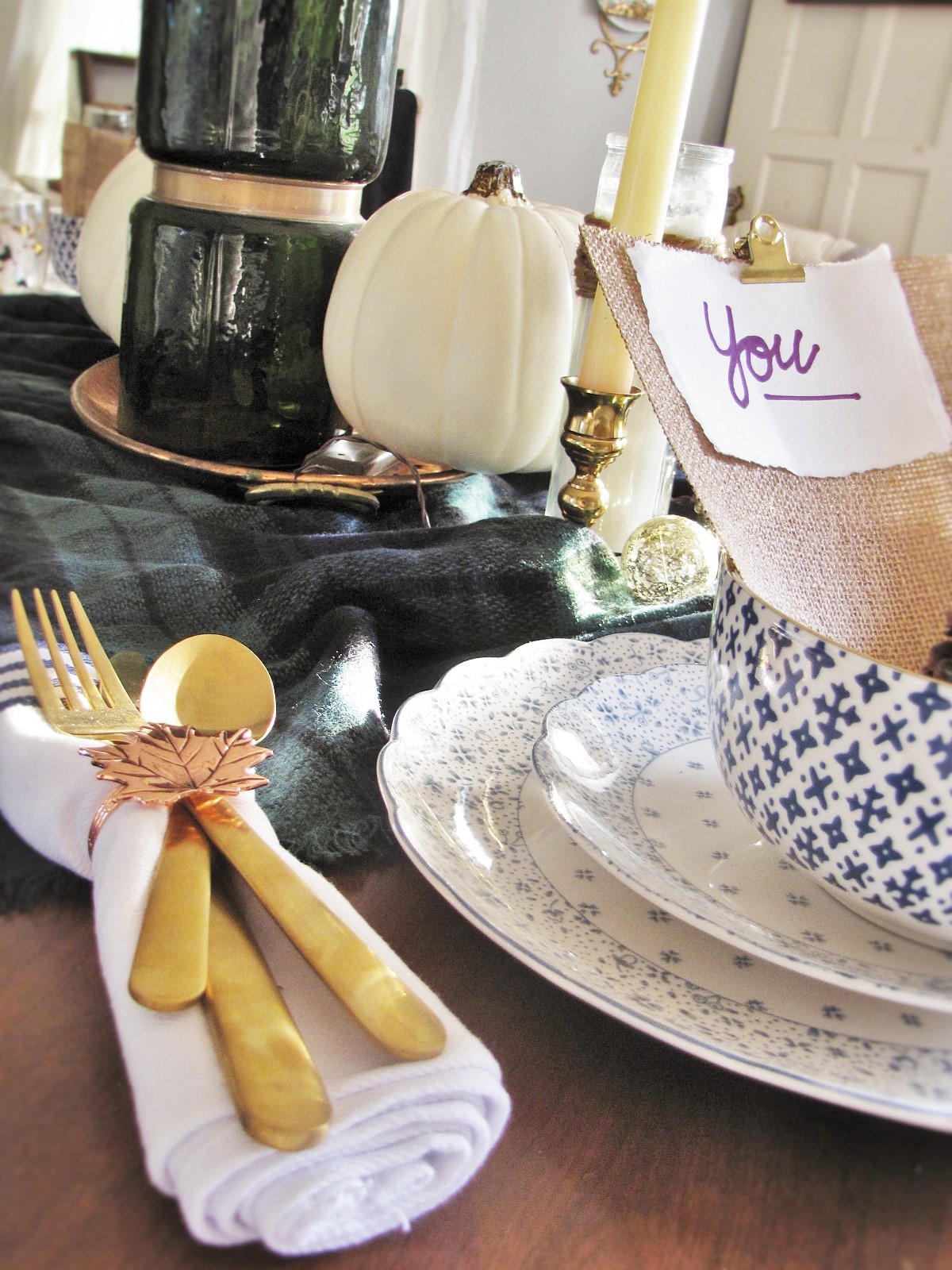 Target Inspired Fall Table for Two