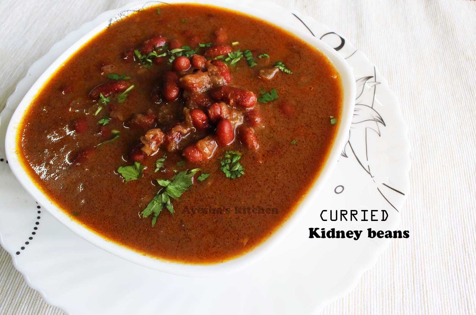 KIDNEY BEANS CURRY