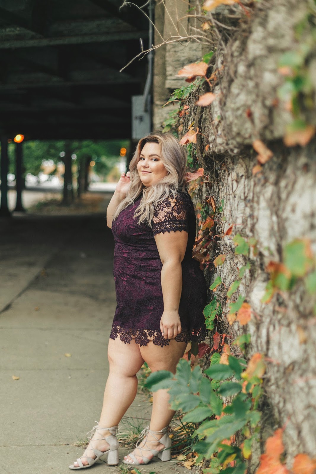 Chicago fashion blogger, natalie in the city, fall plus size fashion, fatshion, curves and confidence, Chicago plus size model, affordable plus size clothing, natalie craig, plus size clothes, yours clothing, cheap plus size clothes, plus size lace dresses, Chicago influencer