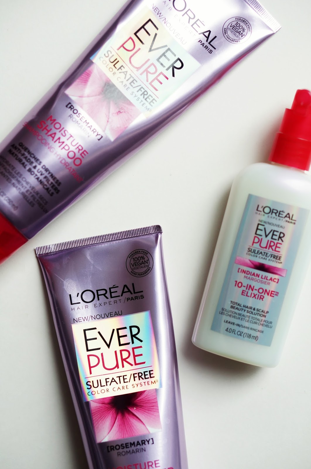 Rebecca Lately Influenster L'Oreal Everpure Sulfate-Free Hair Products Review