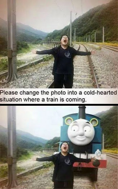 scary Thomas train, thomas train meme