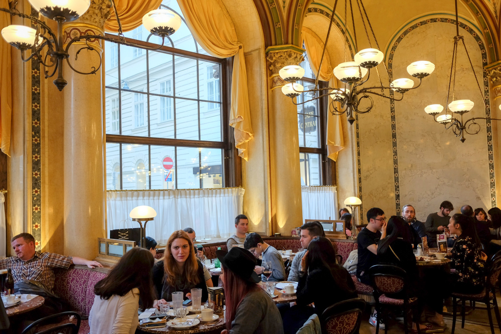 Cafe Central, Vienna's key representative of its coffee house culture