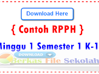 { Contoh RPPH } tahun 2017-2018 Minggu 1 Semester 1 K-13 { Contoh RPPH } tahun 2017-2018 Minggu 1 Semester 1 K-13
