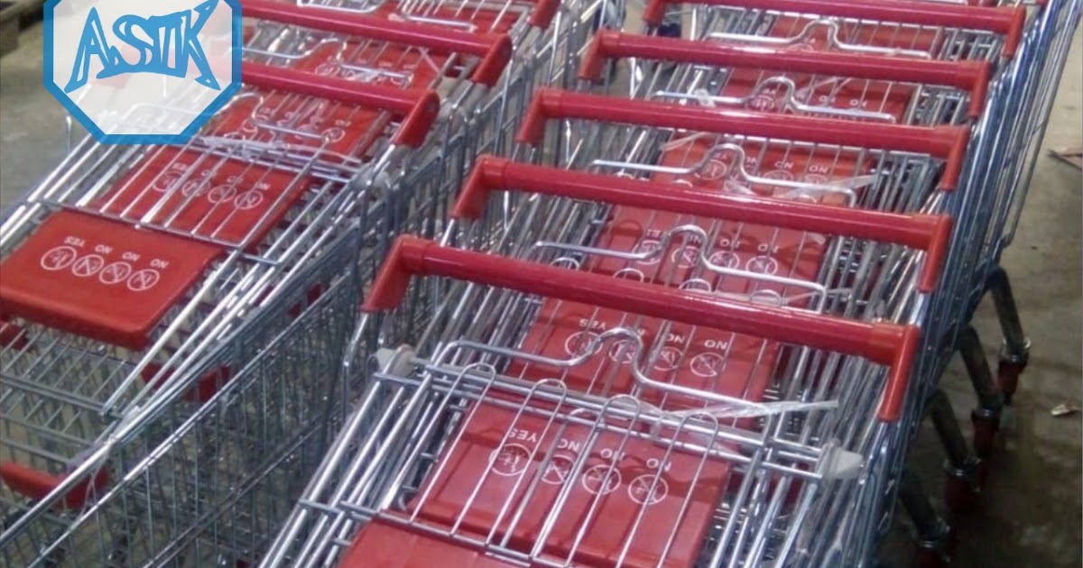 Trolley Supermarket A 100 Trolley Gudang 081233335635 Pabrik Rak