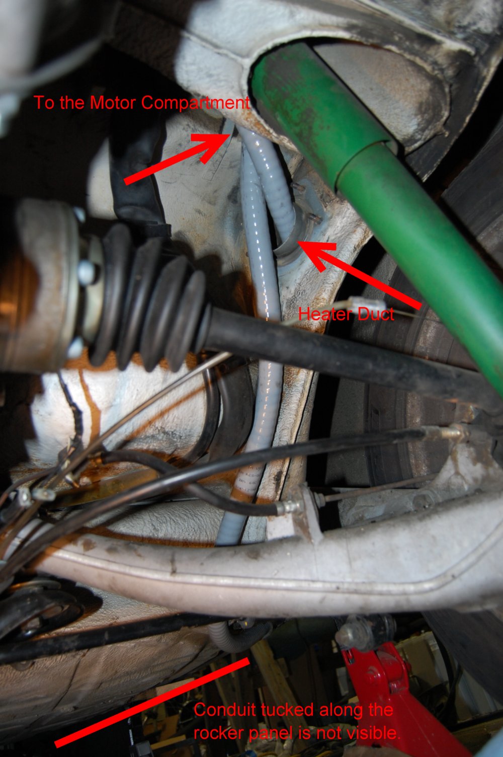 Electric Porsche: Controller Mount and Conduit