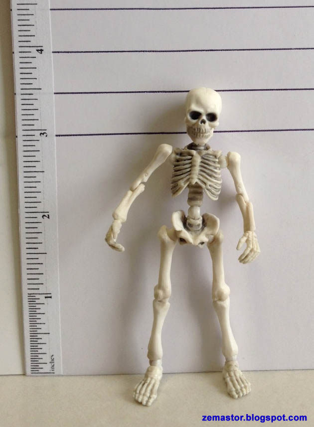 ZeMastor's Miniatures, Crafts and Toy Blog A Collection of Toy Skeletons