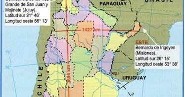 Puntos extremos de nuestro país | Geografía Social