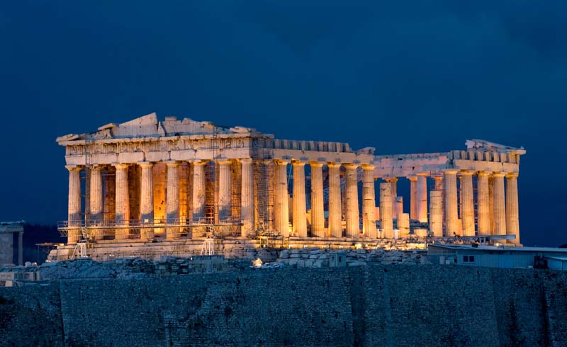 The Acropolis and the Parthenon