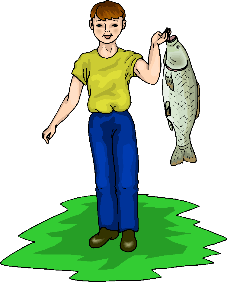clipart catching a fish - photo #3