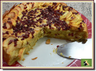 Vie quotidienne de FLaure : Gâteaux moelleux à la pomme et aux pépites de cranberries