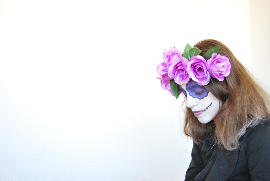 diadema de flores fácil de hacer