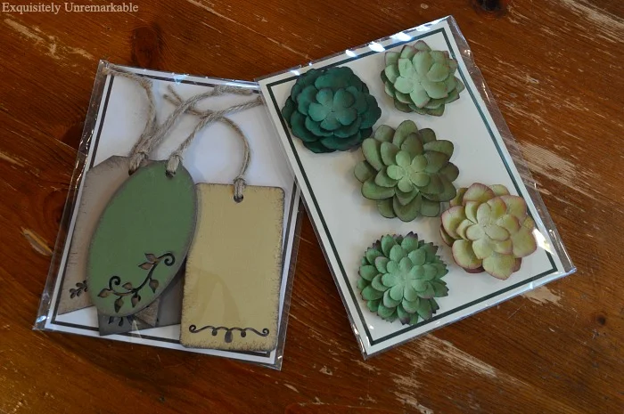 Paper Flowers And Gift Tags