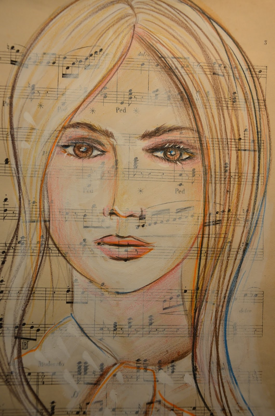 Lydia Roche Art - portrait femme Afrique art contemporain dessin