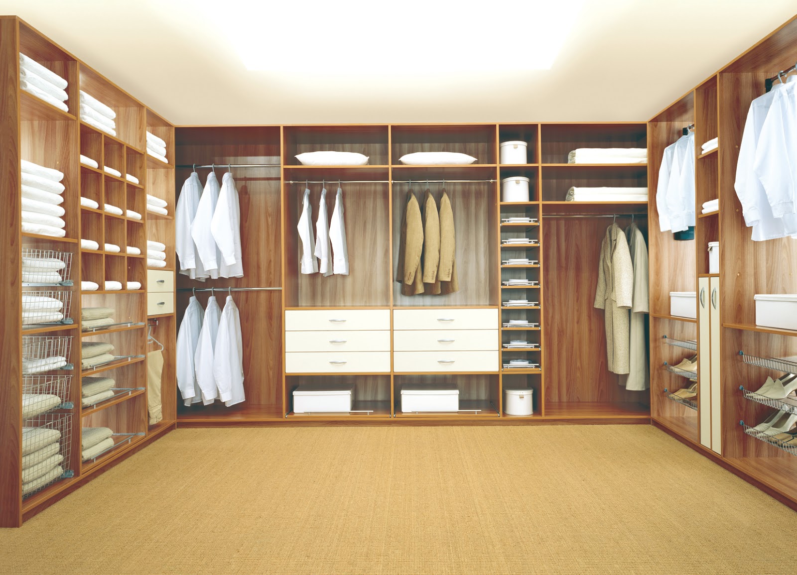Custom built cabinets in uae walk-in closets wooden cabinets.