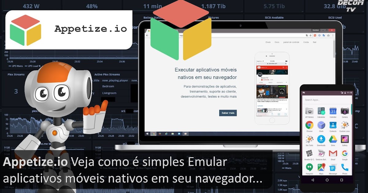 APPETIZE.IO VEJA COMO É SIMPLES EMULAR APLICATIVOS MOBILE NATIVOS EM