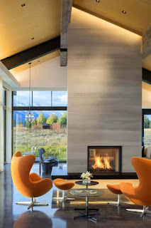 Mountain Home With Mid-Century Styling