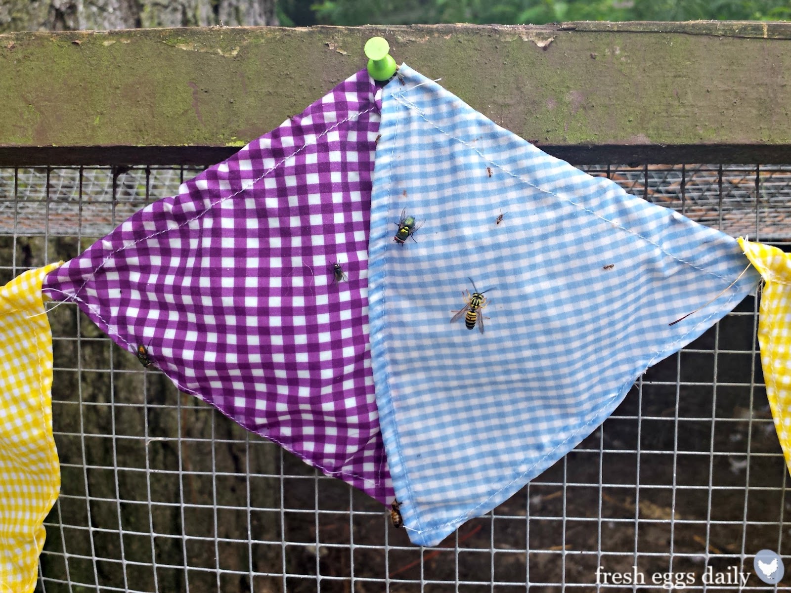 Natural Fly Bunting for the Chicken Coop, Barn or Picnic Area Fresh