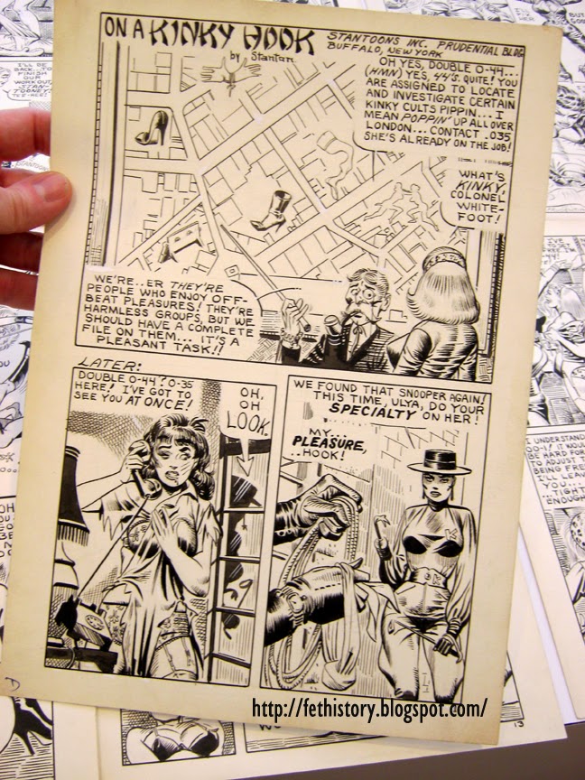 Eric Stanton and Steve Ditko art assembled and archived by Richard Perez