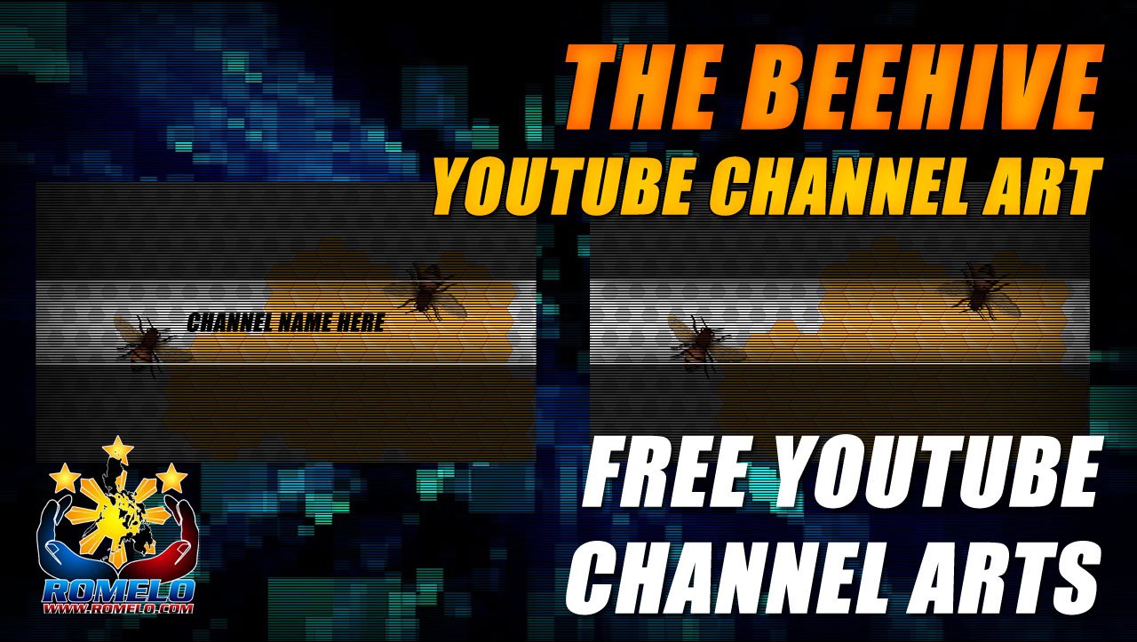 custom youtube channel art