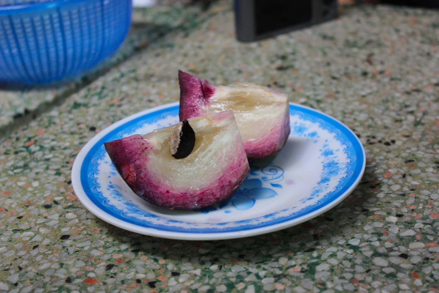 purple star apple vietnamese fruit