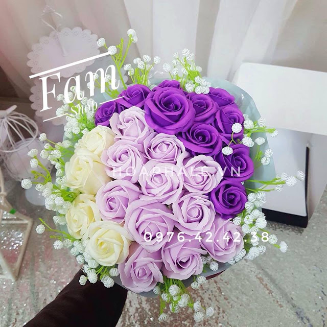 Hoa hồng sáp thơm vĩnh cửu tại Hàng Gai Hoa hong sap thom vinh cuu tai Hang Gai