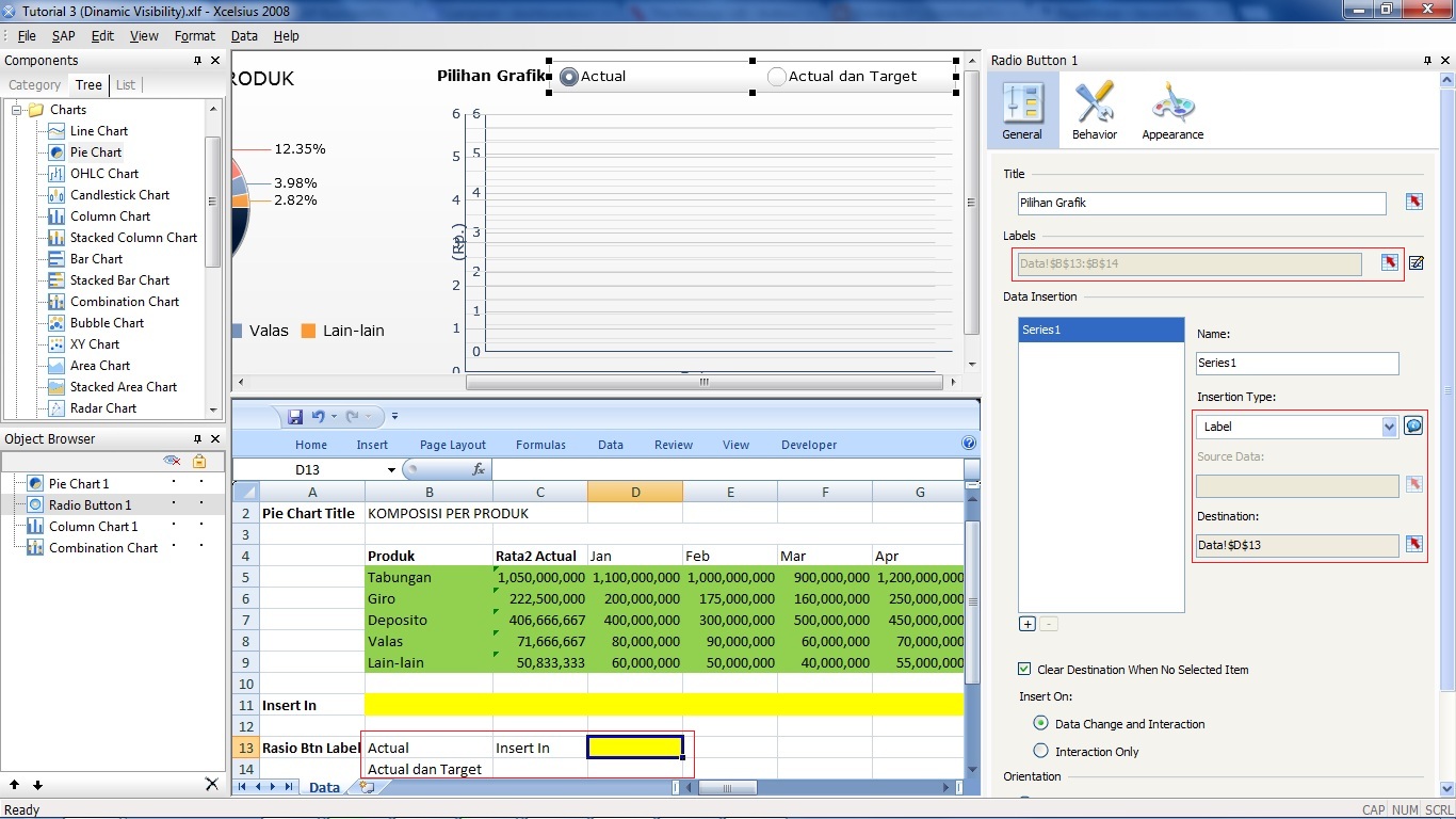 Dashboard XCelsius/SAP BusinessObjects Dashboards Tutorial XCelsius 3