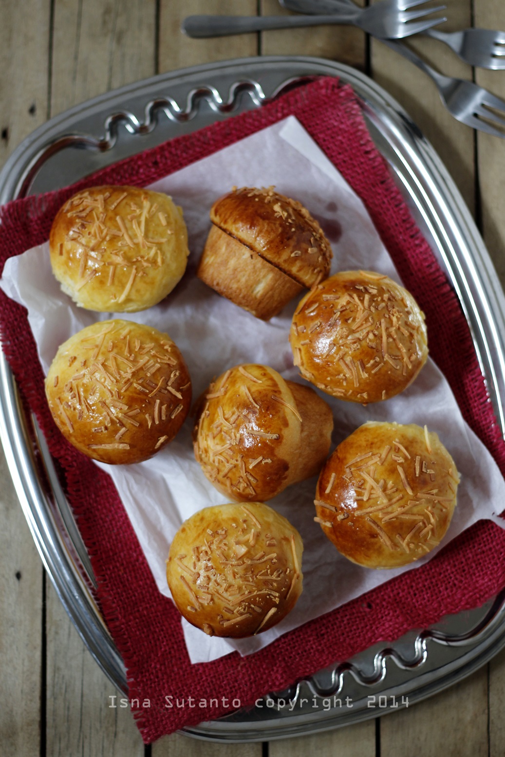 ROTI KEJU &amp; ROTI ABON DENGAN WATER ROUX Rahasia Resep