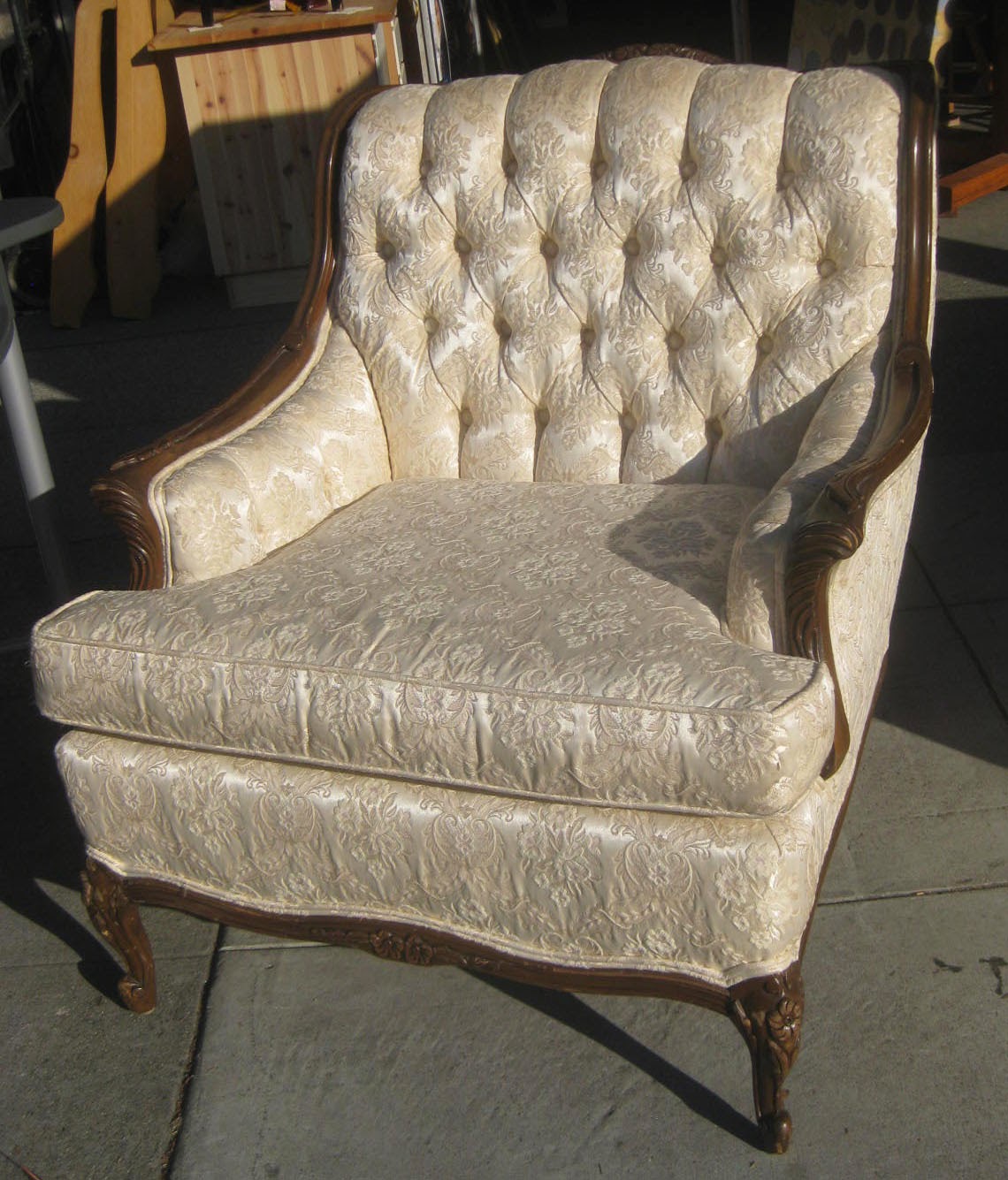 UHURU FURNITURE & COLLECTIBLES: SOLD - French Provincial Chair -$100
