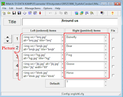 Assignment: Tutorial Using JMatch of Hot Potatoes