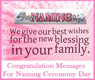 Congratulation Messages Congratulation Messages On Naming Ceremony