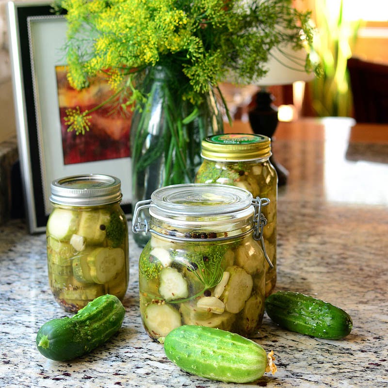 Savoring Time in the Kitchen Refrigerator Dill Pickles