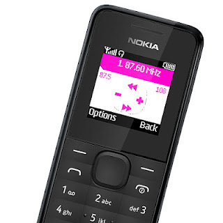 Tampilan Layar Utama Nokia 105