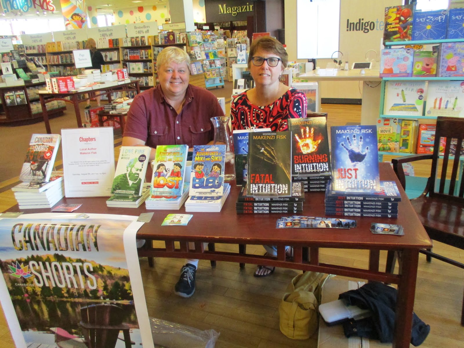 Book signing at Chapters