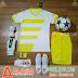 Áo Không Logo Kappa Vàng Trắng Đẹp 2018