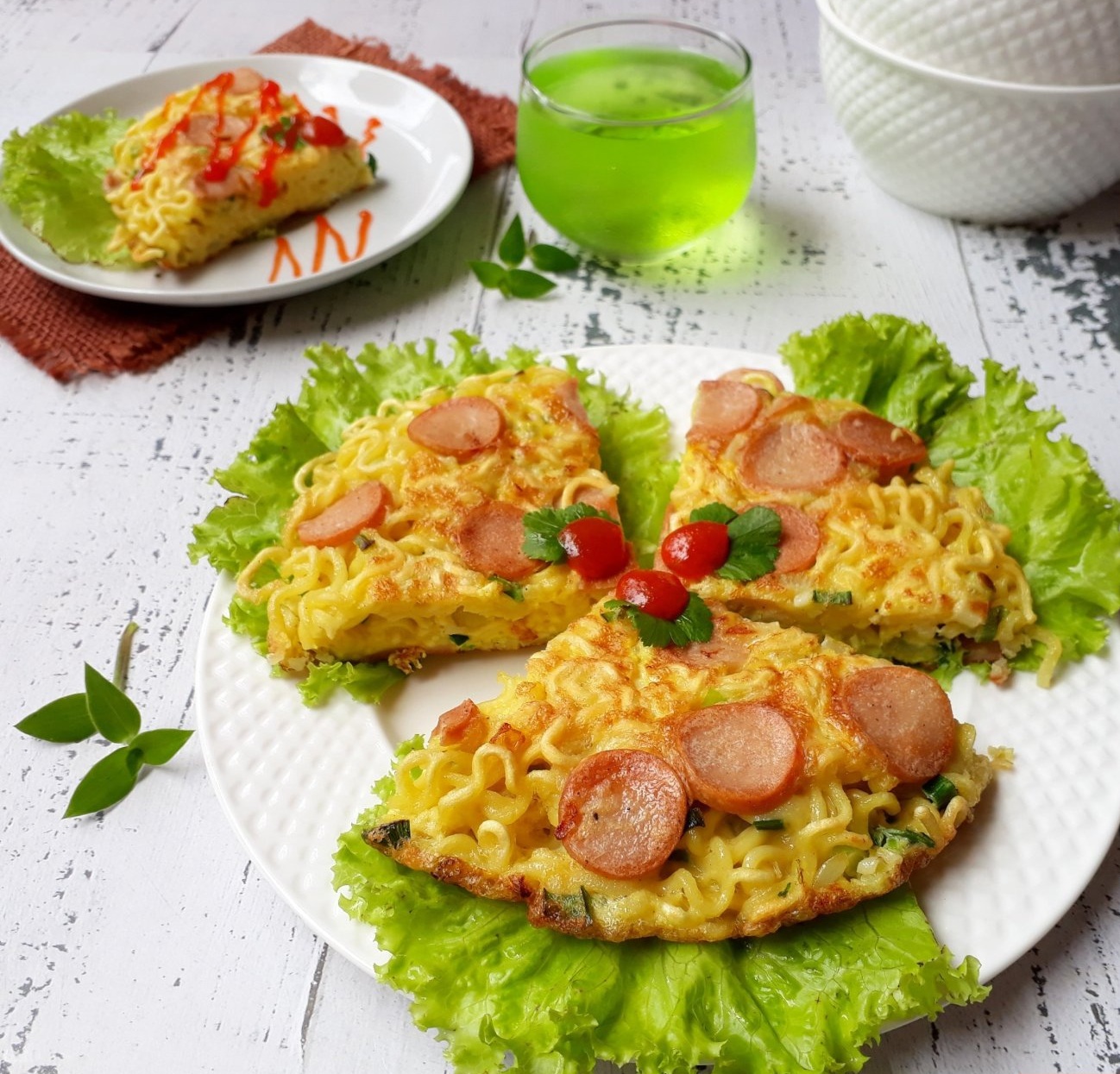 Resep Masakan Indonesia Resep Omelet Mie yang Tinggi Resep Masakan Indonesia Resep Omelet Mie yang Tinggi