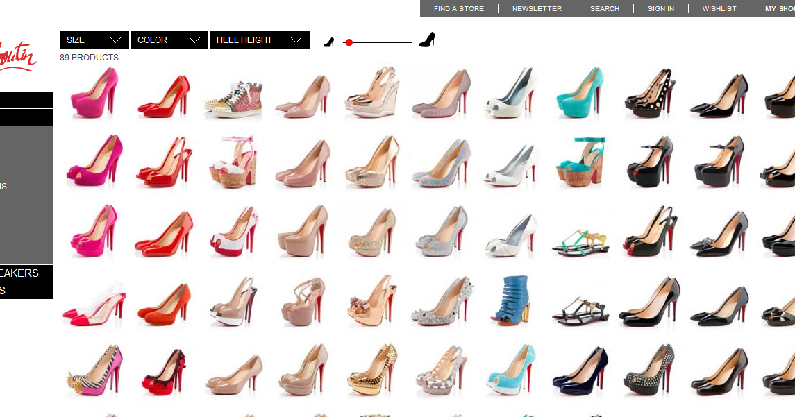 christian louboutin shoe names